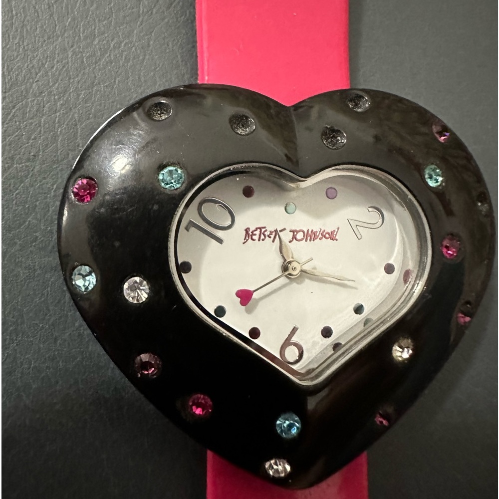 Betsy Johnson heart watch